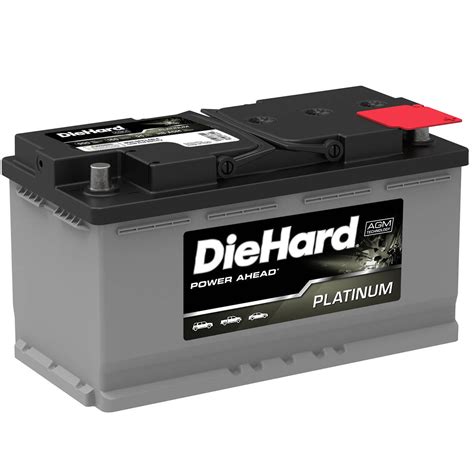 DieHard Platinum AGM (Absorbent Glass Mat) batteries are specifically designed for todays power-hungry vehicles. . Diehard platinum agm battery